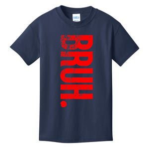 Bruh Meme Funny Saying Brother Greeting Teens Boys Kids T-Shirt