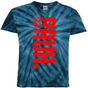 Bruh Meme Funny Saying Brother Greeting Teens Boys Kids Tie-Dye T-Shirt