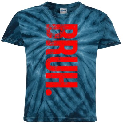 Bruh Meme Funny Saying Brother Greeting Teens Boys Kids Tie-Dye T-Shirt