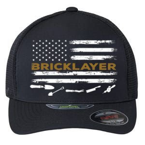 Brick Mason Funny Quote Bricklayer Masonry Construction US Flexfit Unipanel Trucker Cap