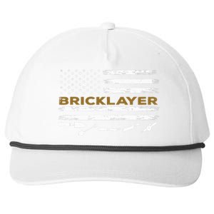 Brick Mason Funny Quote Bricklayer Masonry Construction US Snapback Five-Panel Rope Hat