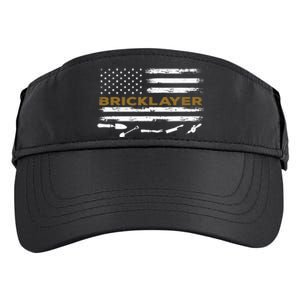 Brick Mason Funny Quote Bricklayer Masonry Construction US Adult Drive Performance Visor