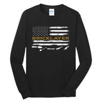 Brick Mason Funny Quote Bricklayer Masonry Construction US Tall Long Sleeve T-Shirt