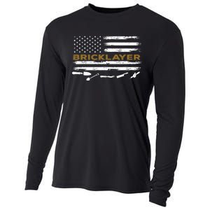 Brick Mason Funny Quote Bricklayer Masonry Construction US Cooling Performance Long Sleeve Crew