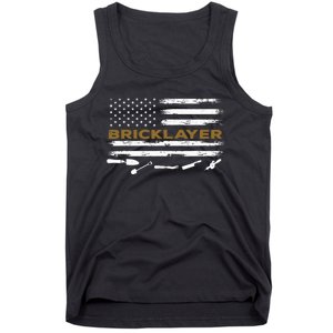 Brick Mason Funny Quote Bricklayer Masonry Construction US Tank Top