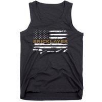 Brick Mason Funny Quote Bricklayer Masonry Construction US Tank Top