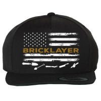 Brick Mason Funny Quote Bricklayer Masonry Construction US Wool Snapback Cap