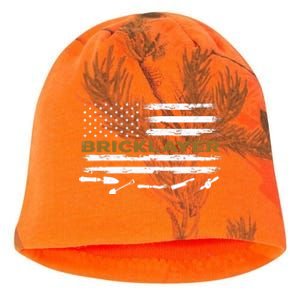 Brick Mason Funny Quote Bricklayer Masonry Construction US Kati - Camo Knit Beanie