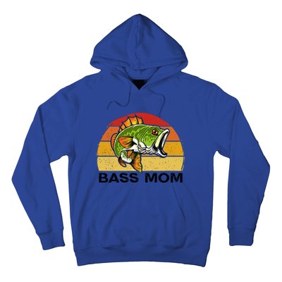 Bass Mom Fishing Fish Funny Gift For Mom Mothers Day Cool Gift Hoodie