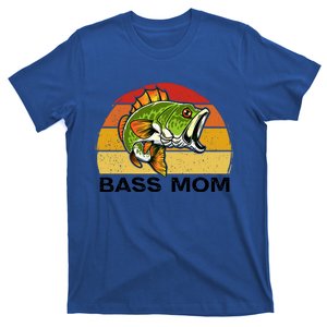 Bass Mom Fishing Fish Funny Gift For Mom Mothers Day Cool Gift T-Shirt