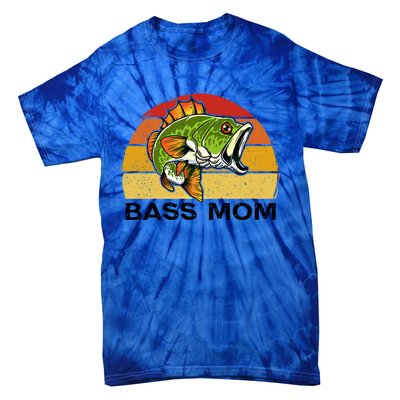 Bass Mom Fishing Fish Funny Gift For Mom Mothers Day Cool Gift Tie-Dye T-Shirt