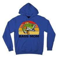 Bass Mom Fishing Fish Funny Gift For Mom Mothers Day Cool Gift Tall Hoodie