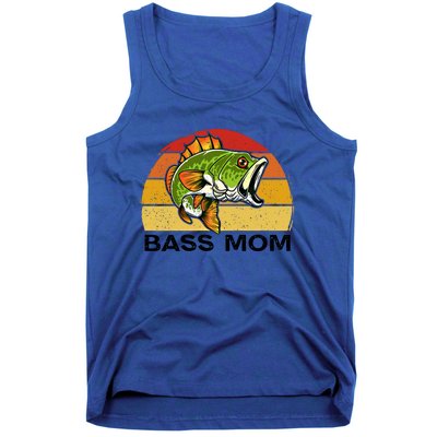 Bass Mom Fishing Fish Funny Gift For Mom Mothers Day Cool Gift Tank Top