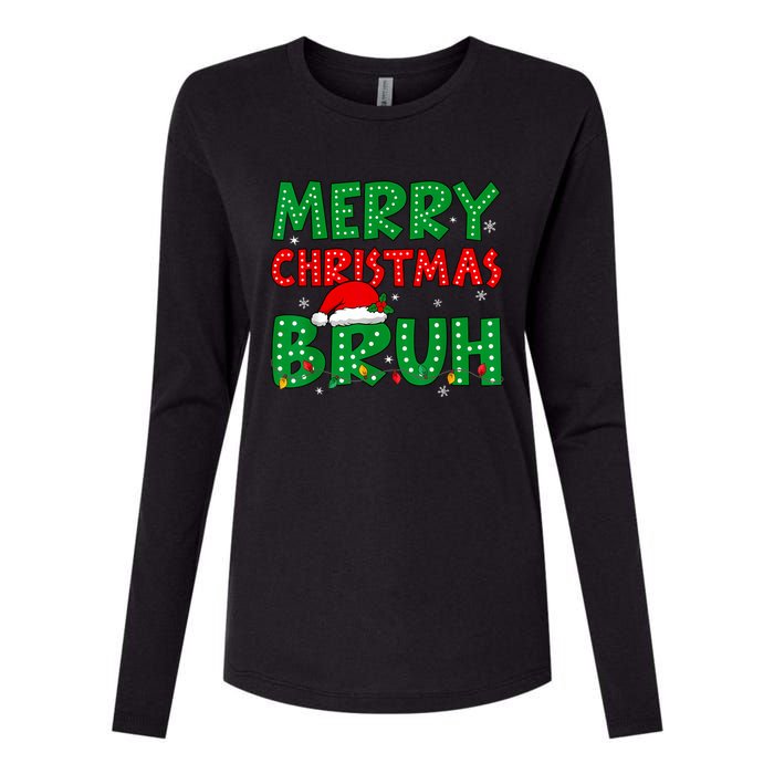 Bruh Meme Funny Saying Bro Greeting Teens Boy Christmas Womens Cotton Relaxed Long Sleeve T-Shirt