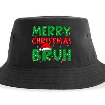 Bruh Meme Funny Saying Bro Greeting Teens Boy Christmas Sustainable Bucket Hat