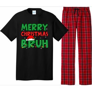 Bruh Meme Funny Saying Bro Greeting Teens Boy Christmas Pajama Set