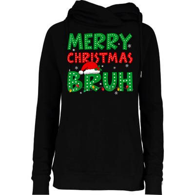 Bruh Meme Funny Saying Bro Greeting Teens Boy Christmas Womens Funnel Neck Pullover Hood