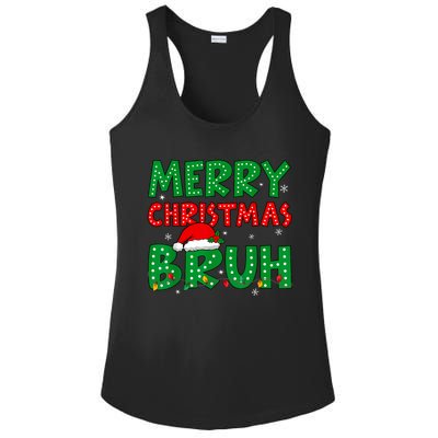 Bruh Meme Funny Saying Bro Greeting Teens Boy Christmas Ladies PosiCharge Competitor Racerback Tank