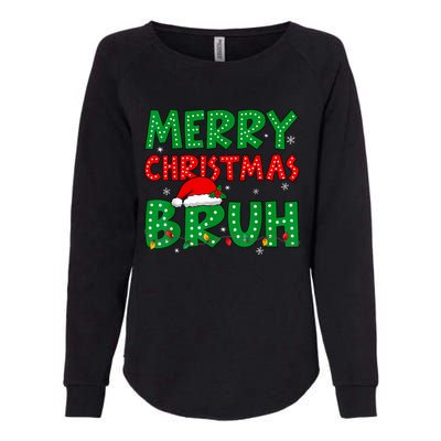 Bruh Meme Funny Saying Bro Greeting Teens Boy Christmas Womens California Wash Sweatshirt