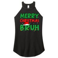 Bruh Meme Funny Saying Bro Greeting Teens Boy Christmas Women's Perfect Tri Rocker Tank