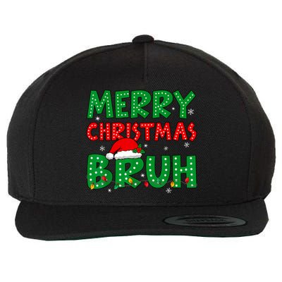 Bruh Meme Funny Saying Bro Greeting Teens Boy Christmas Wool Snapback Cap