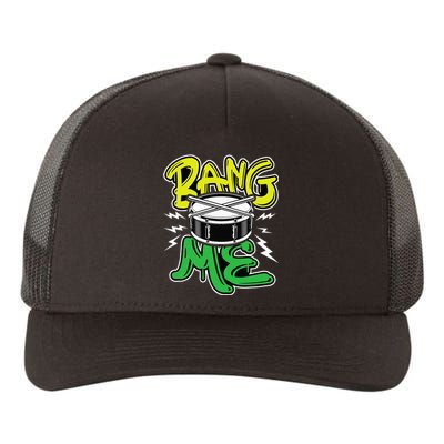 Bang Me Funny Percussionist Drums Musician Snare Drummer Yupoong Adult 5-Panel Trucker Hat