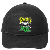 Bang Me Funny Percussionist Drums Musician Snare Drummer 7-Panel Snapback Hat