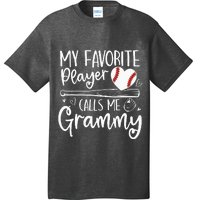 Baseball My Favorite Player Calls Me Grammy Heart Mother T-Shirt