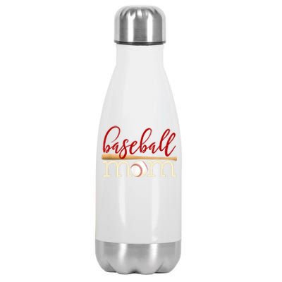 Baseball Mom For Wo Sports Mother's Day Gift Stainless Steel Insulated Water Bottle