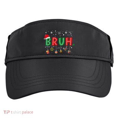 Bruh Meme Funny Christmas Saying Bro Greeting Teens Boy Adult Drive Performance Visor