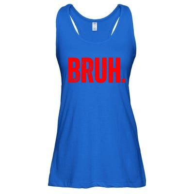 Bruh Meme Funny Saying Brother Greeting Teens Funny Gift Ladies Essential Flowy Tank