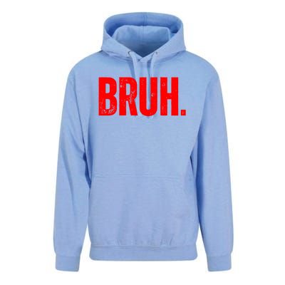 Bruh Meme Funny Saying Brother Greeting Teens Funny Gift Unisex Surf Hoodie