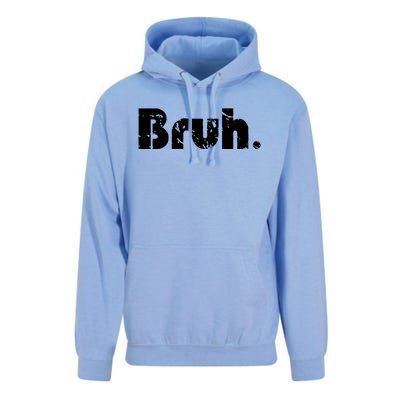 Bruh Meme Funny Saying Brother Greeting Teens Gift Unisex Surf Hoodie