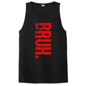 Bruh Meme Funny Saying Brother Greeting Teens Gift PosiCharge Competitor Tank