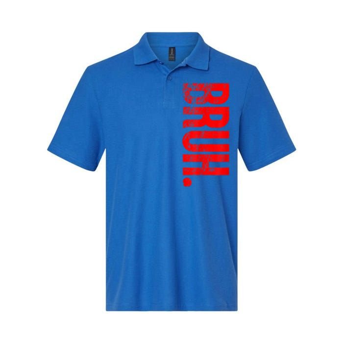 Bruh Meme Funny Saying Brother Greeting Teens Gift Softstyle Adult Sport Polo