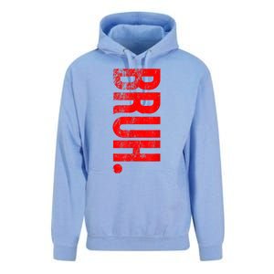 Bruh Meme Funny Saying Brother Greeting Teens Gift Unisex Surf Hoodie