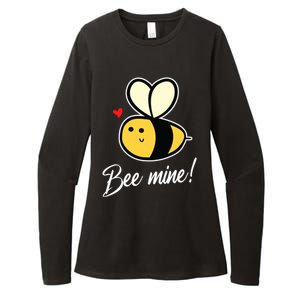 Bee Mine For Couples Heart Lovee Valentines Day Gift Womens CVC Long Sleeve Shirt