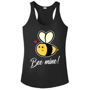 Bee Mine For Couples Heart Lovee Valentines Day Gift Ladies PosiCharge Competitor Racerback Tank