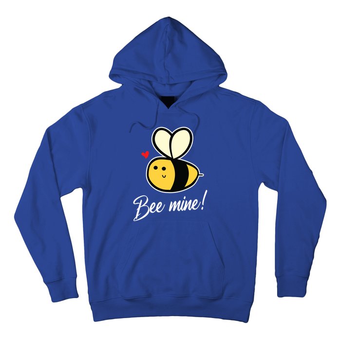 Bee Mine For Couples Heart Lovee Valentines Day Gift Hoodie