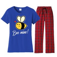 Bee Mine For Couples Heart Lovee Valentines Day Gift Women's Flannel Pajama Set