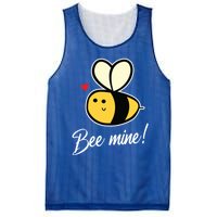 Bee Mine For Couples Heart Lovee Valentines Day Gift Mesh Reversible Basketball Jersey Tank