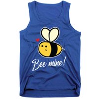 Bee Mine For Couples Heart Lovee Valentines Day Gift Tank Top