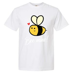 Bee Mine For Couples Heart Lovee Valentines Day Gift Garment-Dyed Heavyweight T-Shirt