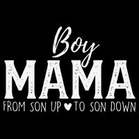 Boy Mama From Son Upto Son Down Funny MotherS Day Fun Mom Impact Tech Backpack
