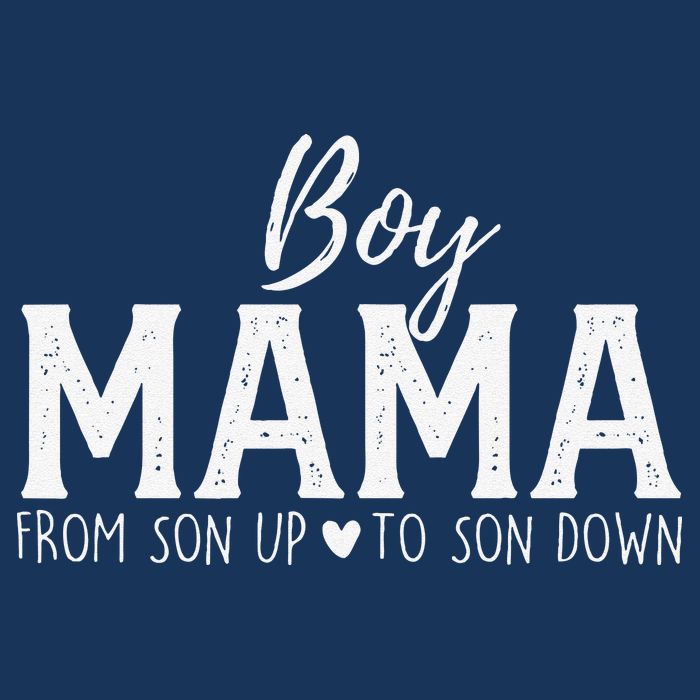 Boy Mama From Son Upto Son Down Funny MotherS Day Fun Mom Cooling Performance Crew T-Shirt