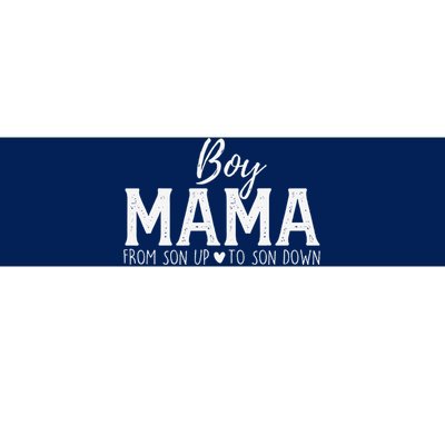 Boy Mama From Son Upto Son Down Funny MotherS Day Fun Mom Bumper Sticker