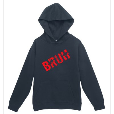 Bruh Meme Funny Saying Brother Greeting Teens Boy Urban Pullover Hoodie