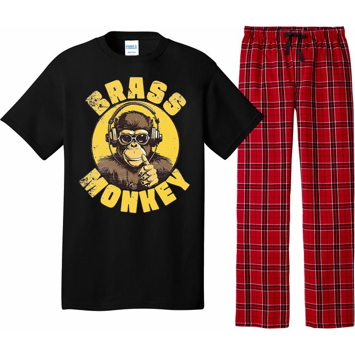 Brass Monkey Funny Cool Music Pajama Set