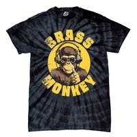 Brass Monkey Funny Cool Music Tie-Dye T-Shirt