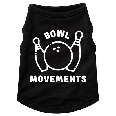 Bowl Movements Funny Bowling Team Doggie Tank